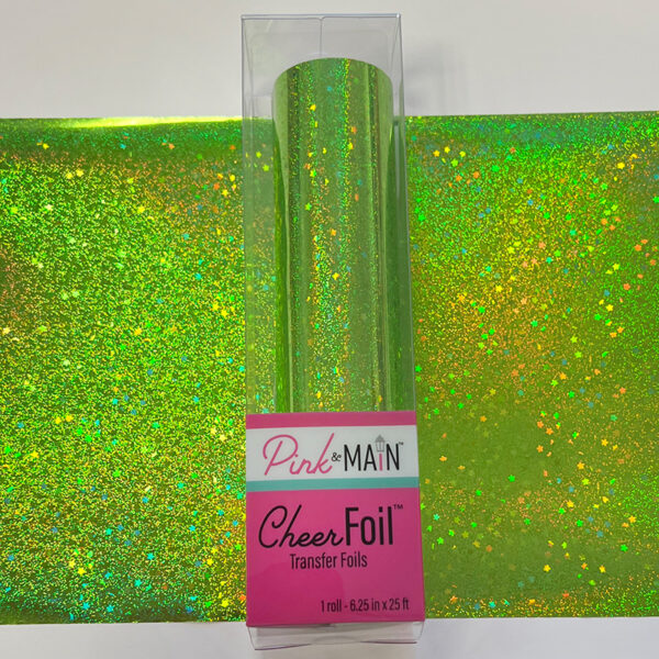 Pink & Main Cheerfoil Sparkle Green