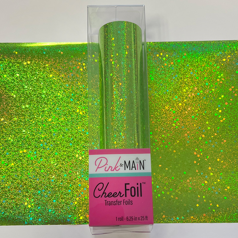 Pink & Main Cheerfoil Sparkle Green