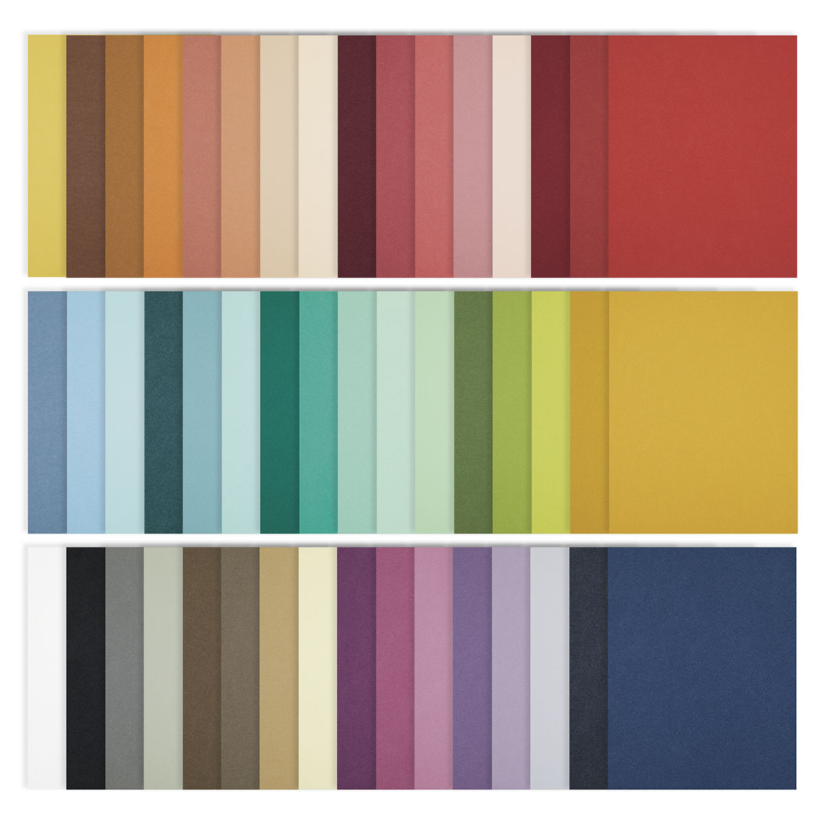 Spellbinders Colorwheel Cardstock 8.5x11 the Full 48 Colorwheel Assortment - 1 Each