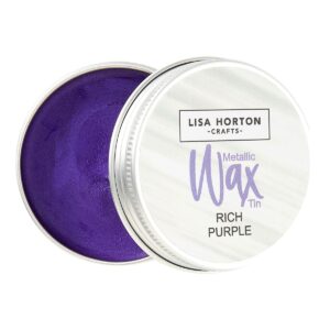 Lisa Horton Crafts Water Based Metallic Wax Tin - Rich Purple #266