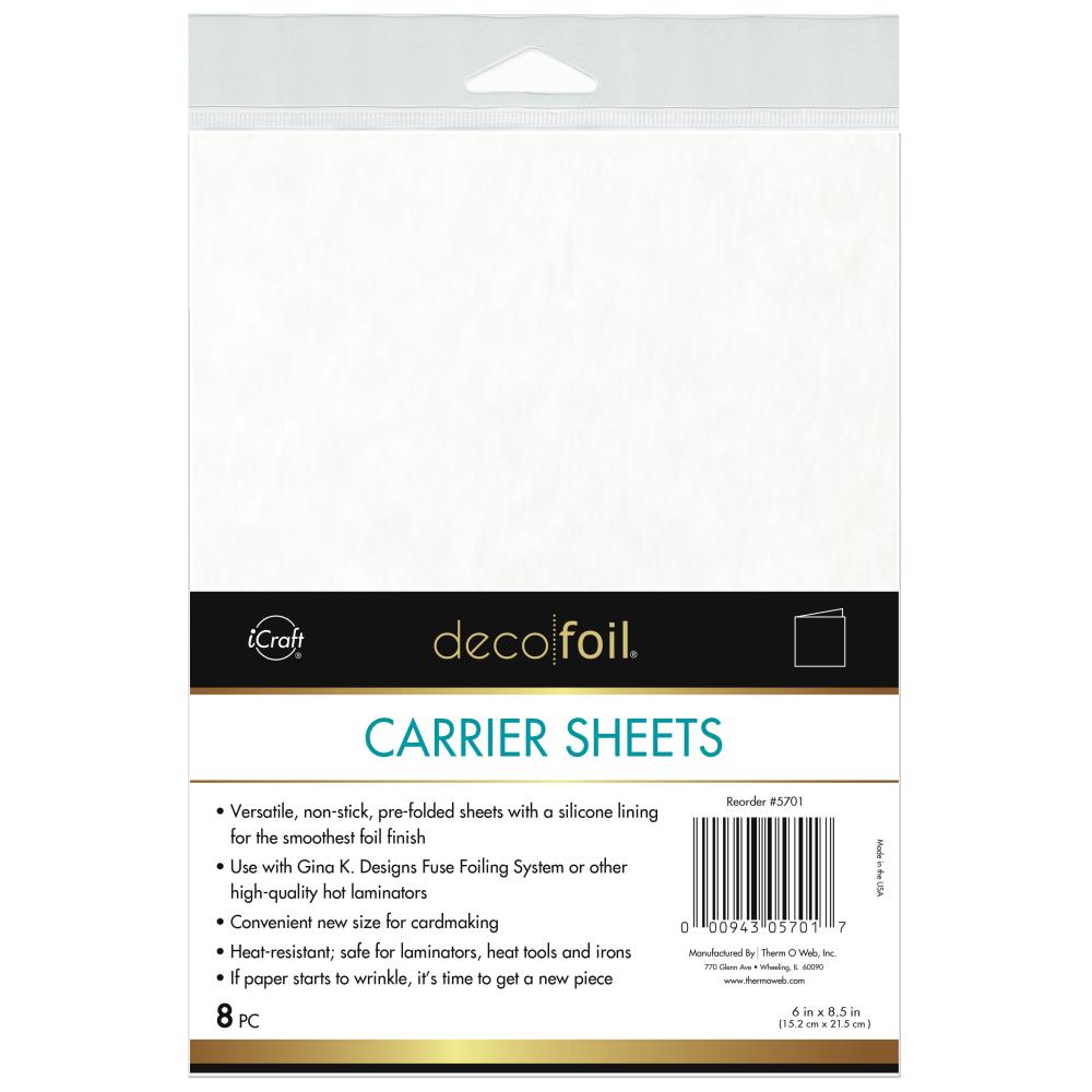 I CRAFT DECO FOIL CARRIER SHEETS