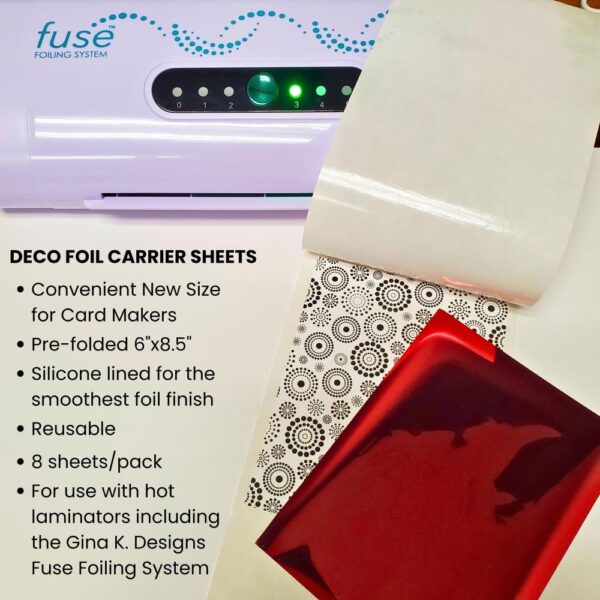 I CRAFT DECO FOIL CARRIER SHEETS