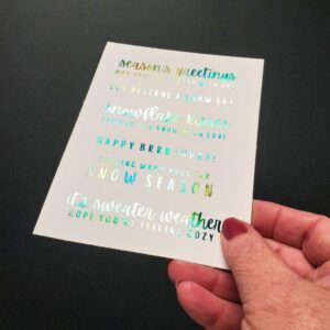 I CRAFT DECO FOIL CARRIER SHEETS