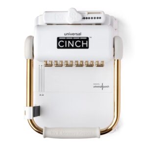 WE R UNIVERSAL CINCH GOLD & WHITE