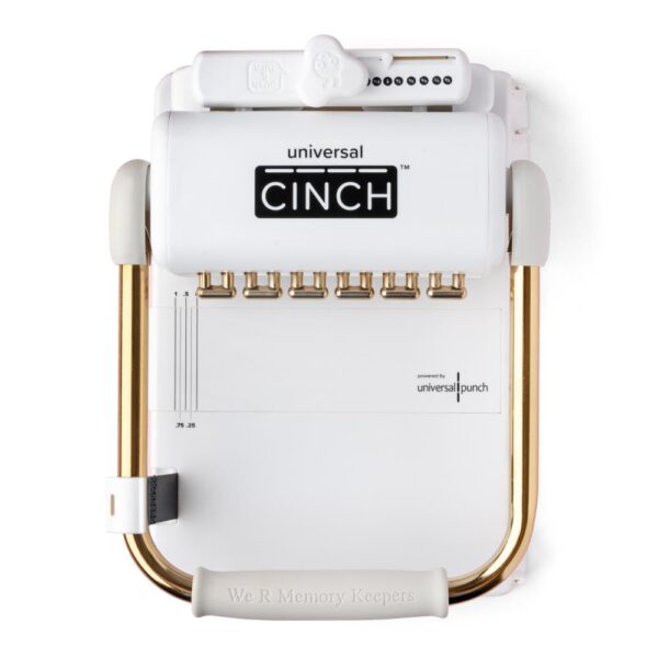 WE R UNIVERSAL CINCH GOLD & WHITE