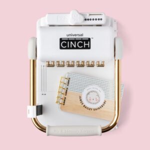 WE R UNIVERSAL CINCH GOLD & WHITE