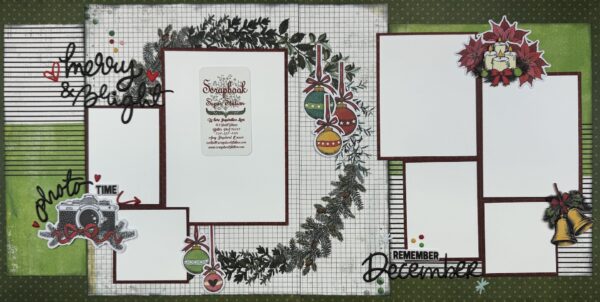 49 & Market Vicku Boutin Misteltoe & Memories Quad Layout Kit