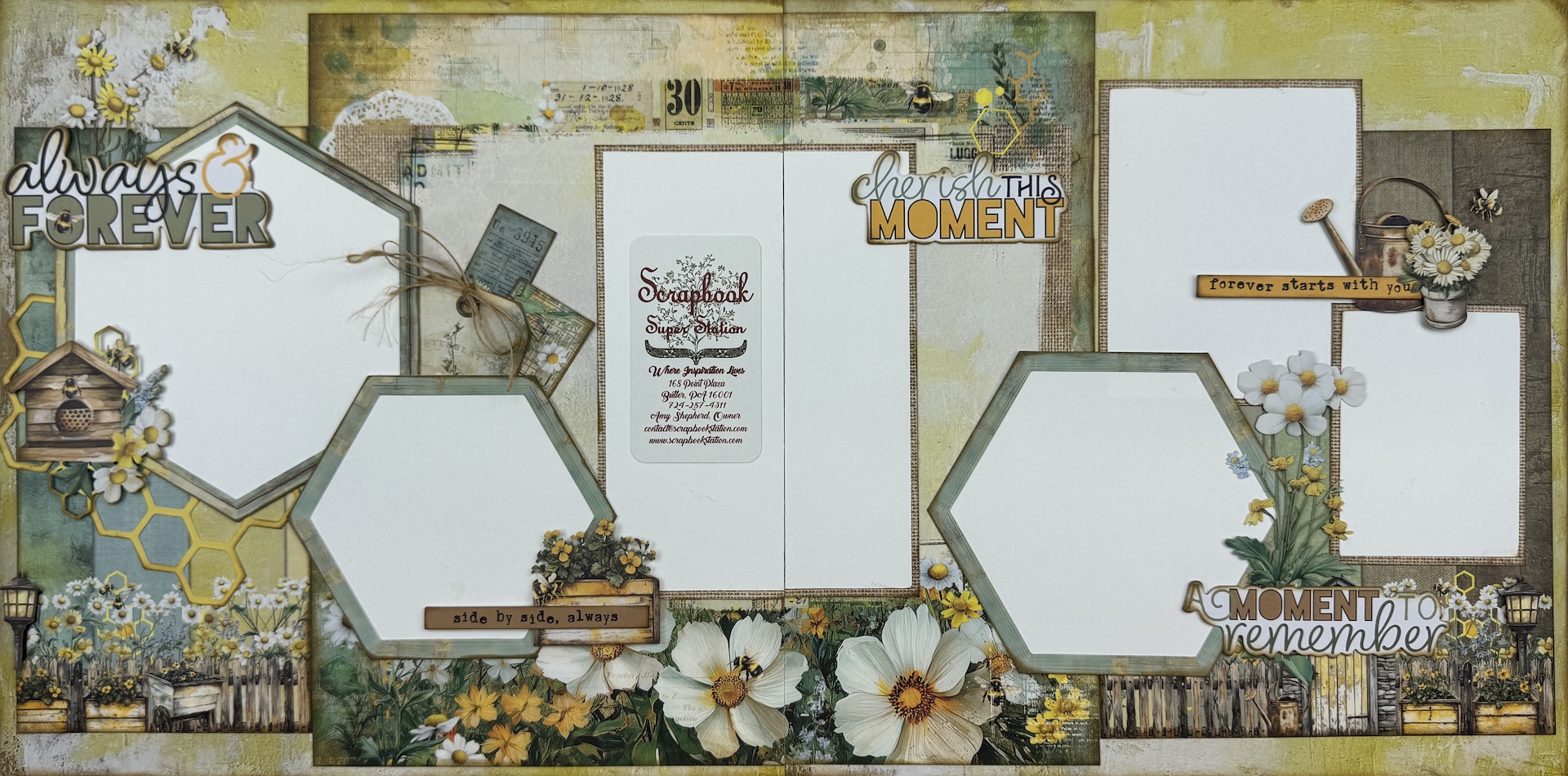 49 & Market Botanical Buzz Quad Layout Kit
