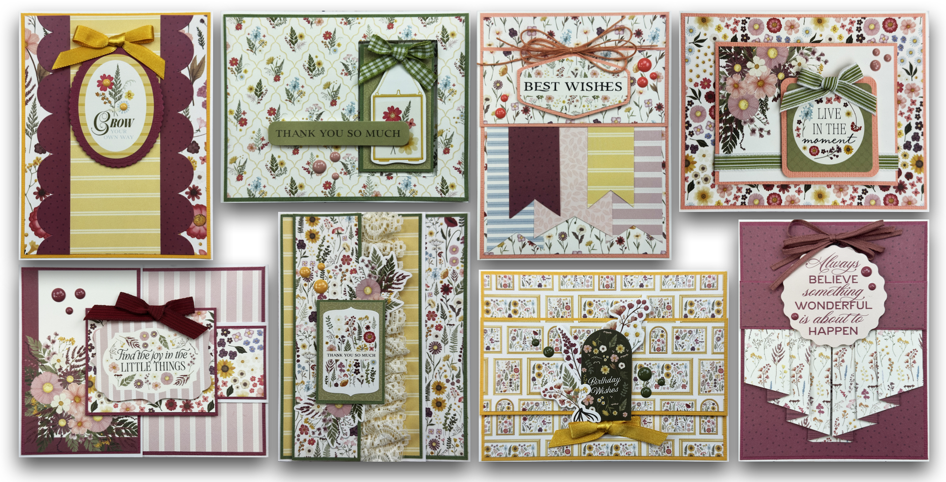 Carta Bella Pressed Floral Card Kit