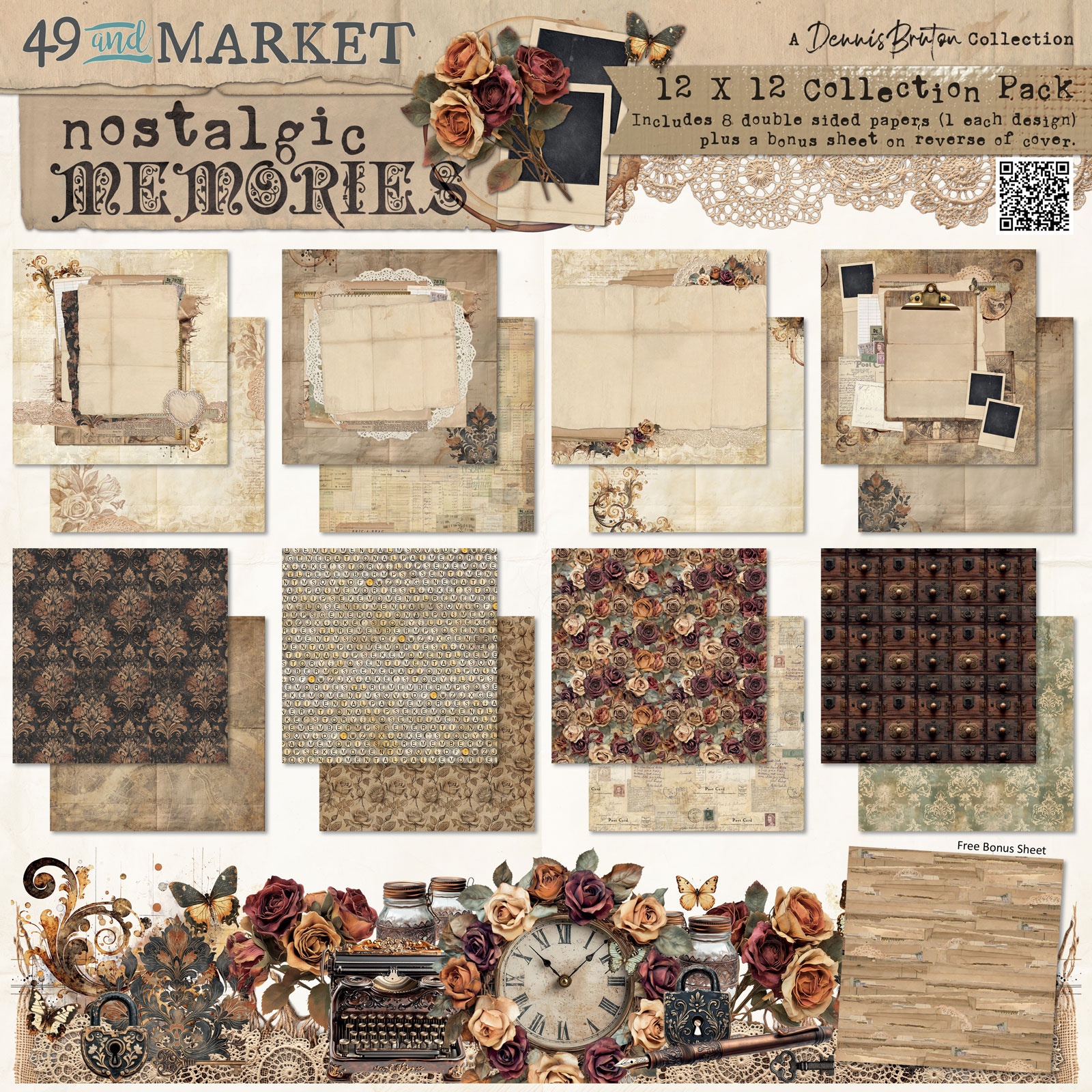 49 & Market 12X12 Nostalgic Memories Collection Kit
