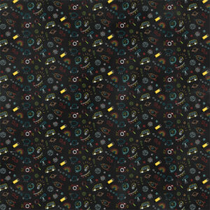 Echo Park Field Trip 12X12 Neon Chalkboard Doodles