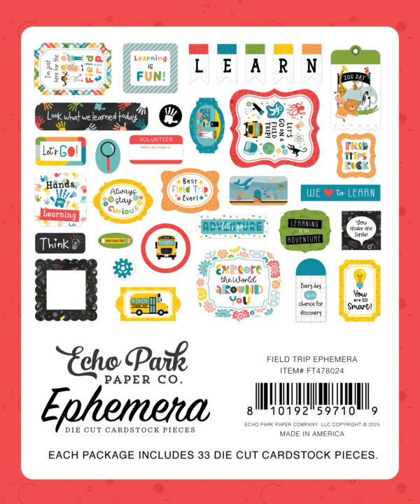 Echo Park Field Trip Ephemera