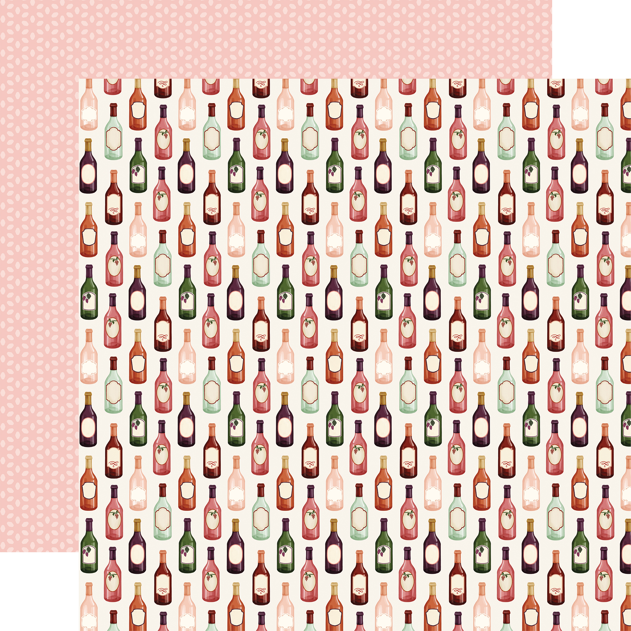 Carta Bella Wine 12X12 Wine Cellar Collection