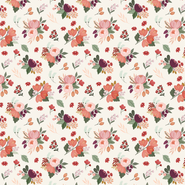 Carta Bella Wine 12X12 Vineyard Blooms