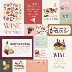 Carta Bella Wine 12X12 Multi Journaling Cards