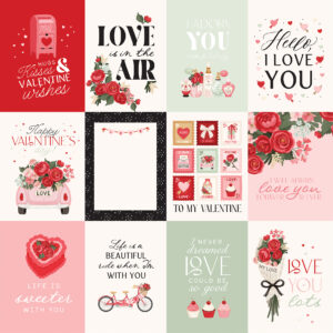 Carta Bella Be Mine 12X12 3X4 Journaling Cards