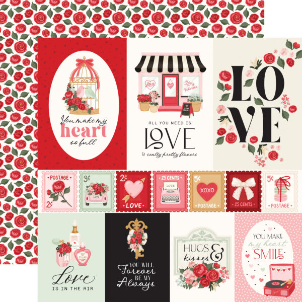 Carta Bella Be Mine 12X12 Multi Journaling Cards