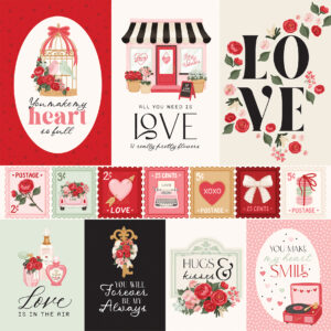 Carta Bella Be Mine 12X12 Multi Journaling Cards