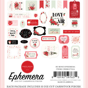 Carta Bella Be Mine Ephemera