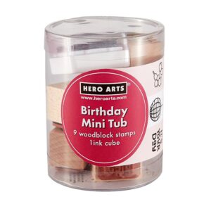 HERO ARTS STAMP BIRTHDAY MINI TUB