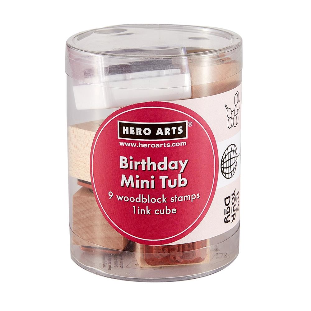 HERO ARTS STAMP BIRTHDAY MINI TUB