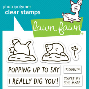 Lawn Fawn Stamp A Mole Lot of Love Add-on