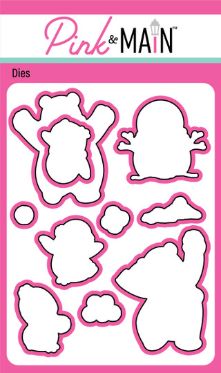 PINK & MAIN DIE FLURRY OF FUN