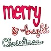Emily Moore Designs Dies Short & Sweet Merry Chrismas Words