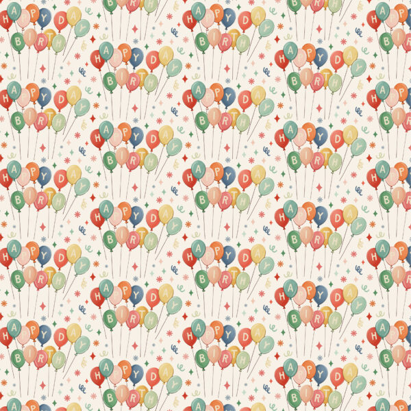 Carta Bella They Say It's Your Birthday 12X12 Birthday Balloons