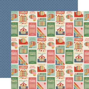 Carta Bella They Say It's Your Birthday 12X12 Vintage Candles