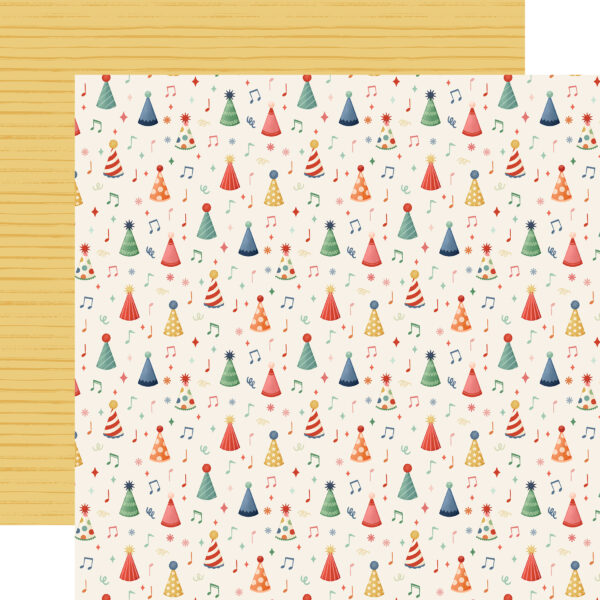 Carta Bella They Say It's Your Birthday 12X12 Birthday Song Party Hats