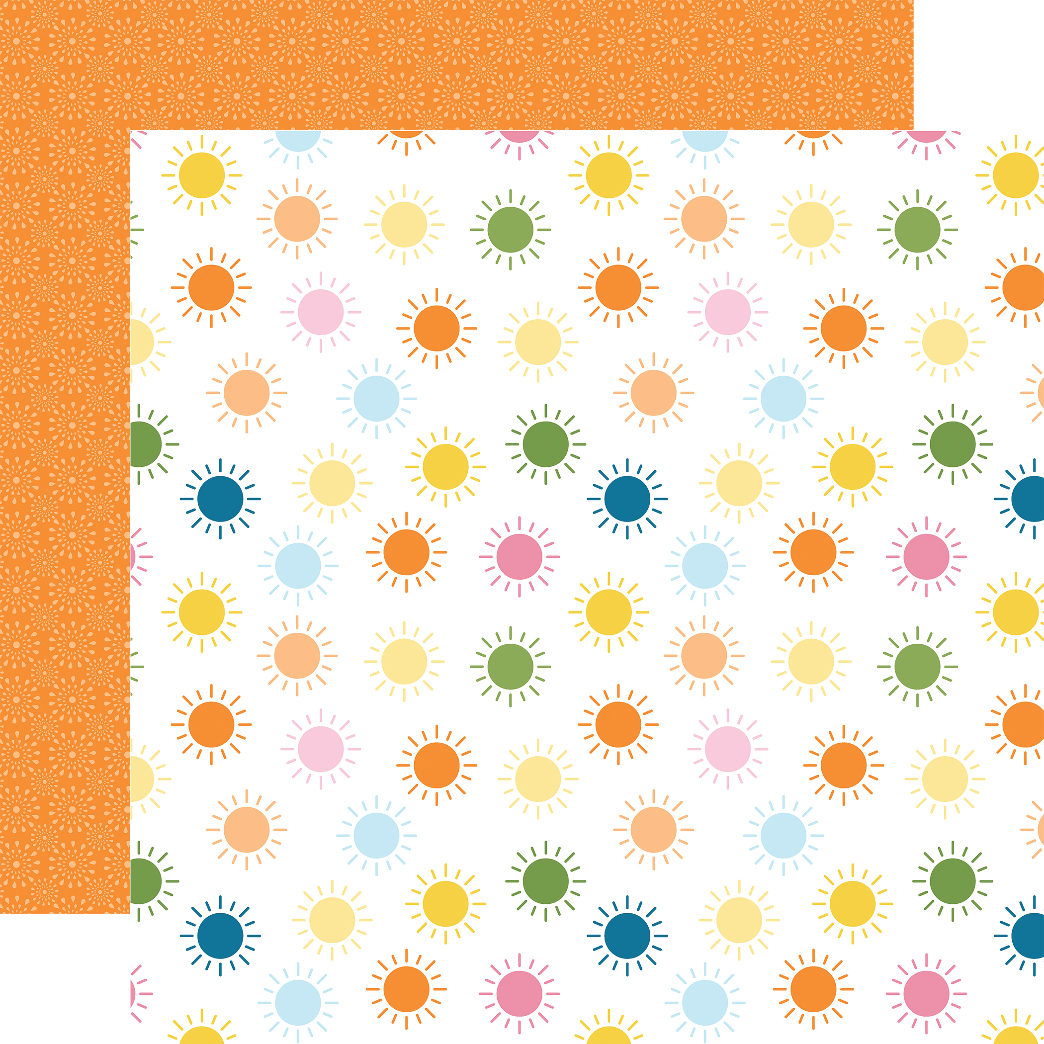 Echo Park You Are My Sunshine 12X12 Colorful Suns