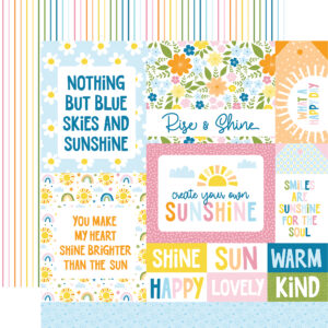 Echo Park You Are My Sunshine 12X12 Multi Journaling Cards