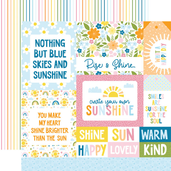 Echo Park You Are My Sunshine 12X12 Multi Journaling Cards Echo Park You Are My Sunshine 12X12 Multi Journaling Cards