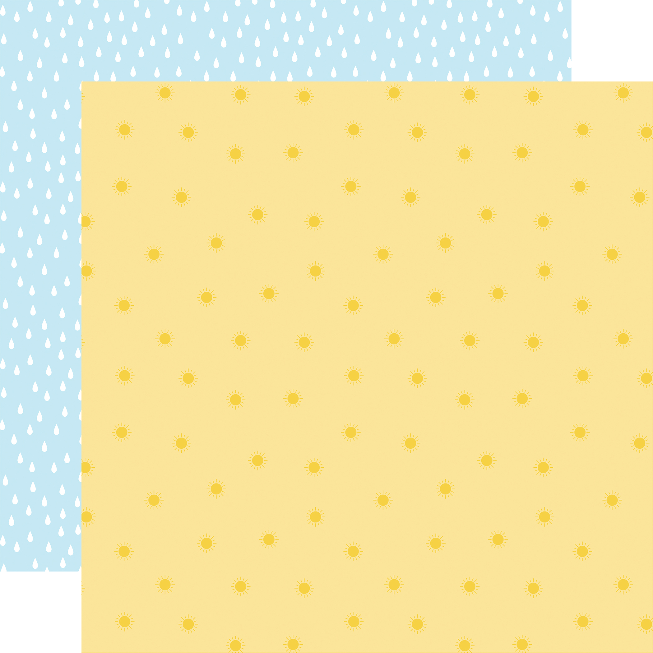 Echo Park You Are My Sunshine 12X12 Yellow Sunny Sky