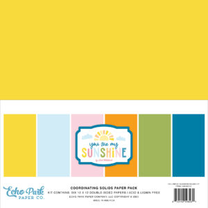 Echo Park You Are My Sunshineshine Solids Kit