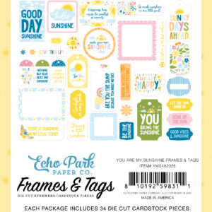 Echo Park You Are My Sunshineshine Frames & Tags
