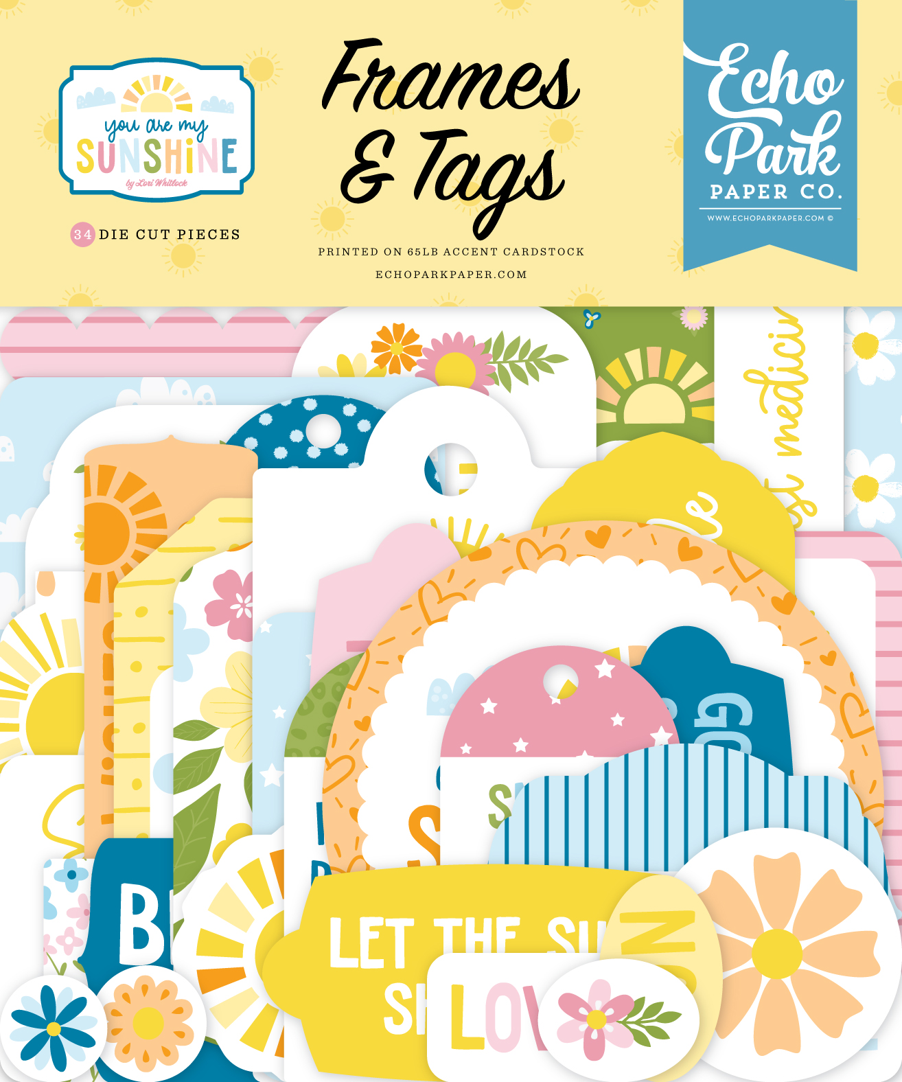 Echo Park You Are My Sunshineshine Frames & Tags