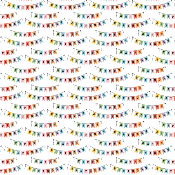 Echo Park Party Animal 12X12 Birthday Garlands