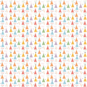 Echo Park Party Animal 12X12 Party Hats