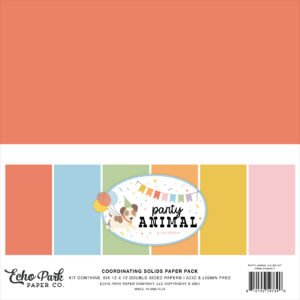 Echo Park Party Animal Solids Kit