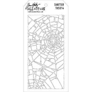 STAMPERS ANONYMOUS TIM HOLTZ LAYERING STENCIL SHATTER