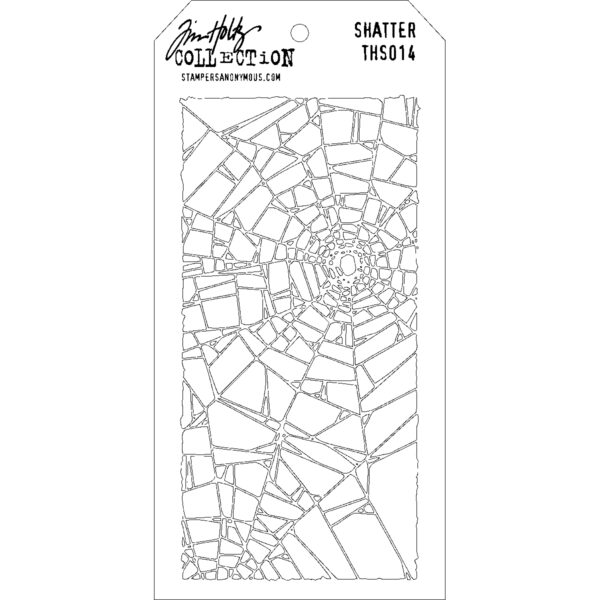 STAMPERS ANONYMOUS TIM HOLTZ LAYERING STENCIL SHATTER
