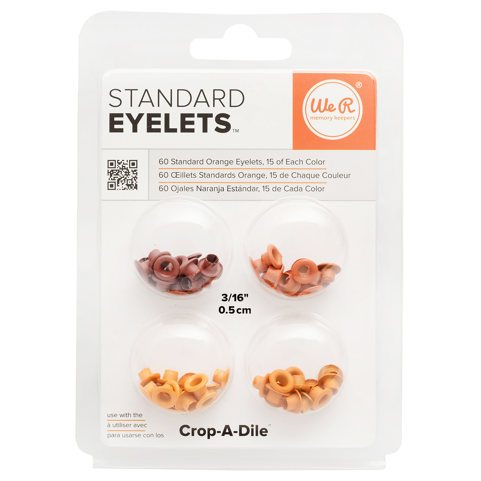 WE R EYELETS STANDARD ORANGE