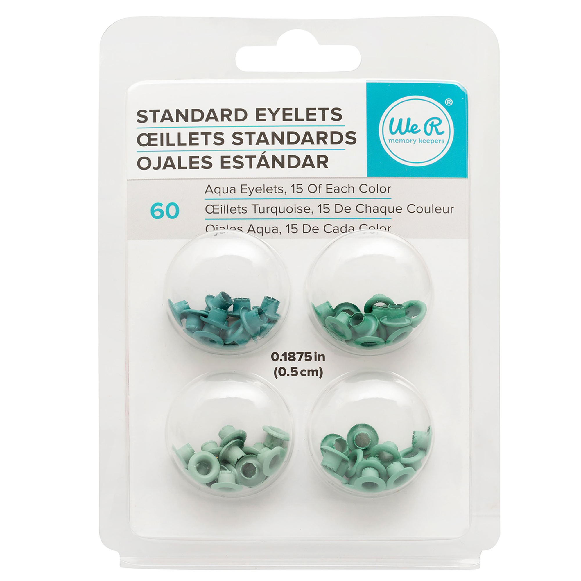 WE R EYELETS STANDARD AQUA