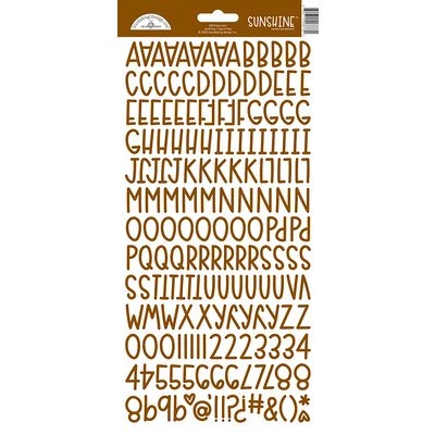 DOODLEBUG ALPHA 6X12 BON BON ALPHA STICKER