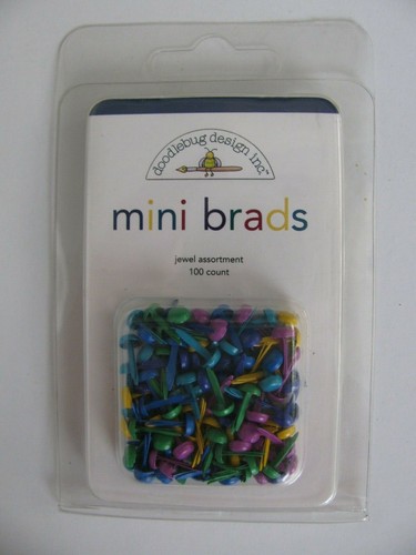 DOODLEBUG MINI BRAD JEWEL ASSORTMENT