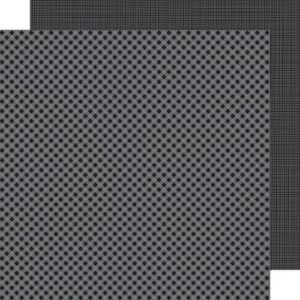 DOODLEBUG 12X12 BEETLE BLACK GINGHAM-LINEN