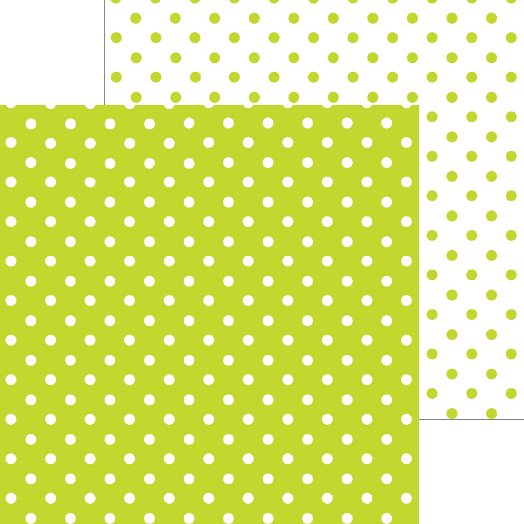 DOODLEBUG 12X12 CITRUS SWISS DOT
