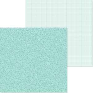 DOODLEBUG 12X12 PISTACHIO FLORAL GRAPH